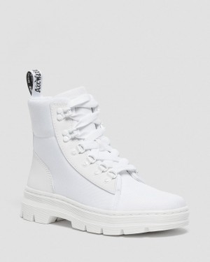 Dámské Boty Dr Martens Combs Poly Casual Bílé | 78080587