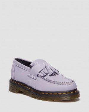 Dámské Loafers Dr Martens Adrian Virginia Leather Tassel Levandule | 76414058