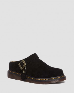 Dámské Mules Dr Martens Isham Desert Oasis Suede Černé | 81753453