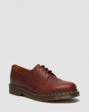 Dámské Oxfordky Dr Martens 1461 Ambassador Leather Hnědé | 14524184