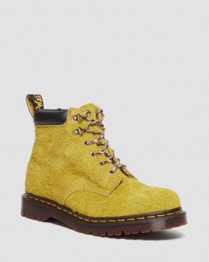 Dámské Šněrovací Boty Dr Martens 939 Ben Suede Padded Collar Žluté | 94317125