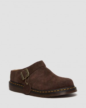 Pánské Mules Dr Martens Isham Desert Oasis Suede Hnědé | 79271677
