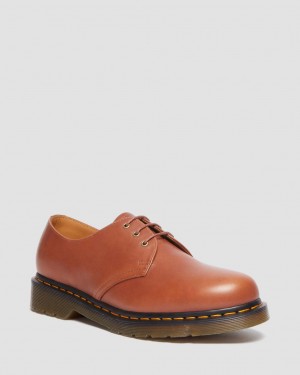 Pánské Oxfordky Dr Martens 1461 Carrara Leather Hnědé | 69928089