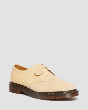 Pánské Oxfordky Dr Martens 1461 Made in England Suede Hnědé | 70466814