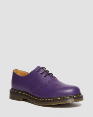 Pánské Oxfordky Dr Martens 1461 Smooth Leather Fialové | 88962951