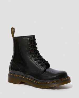 Pánské Šněrovací Boty Dr Martens 1460 Patent Leather Černé | 11379550