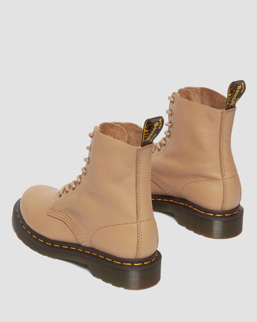 Dámské Boty Dr Martens 1460 Virginia Leather Hnědé | 54850450
