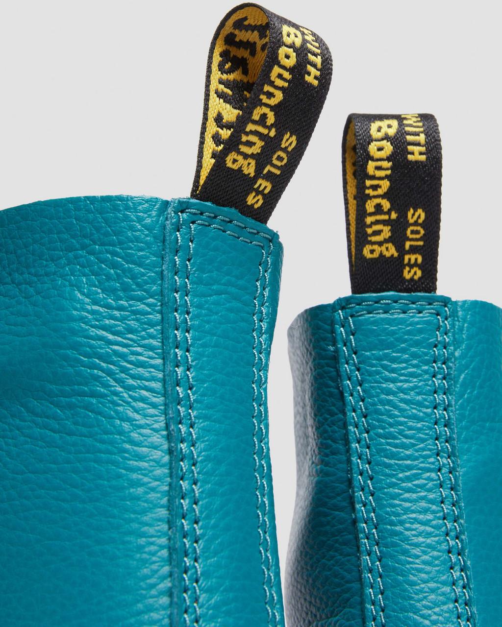 Dámské Boty Dr Martens 1460 Virginia Leather Tyrkysové | 36662446