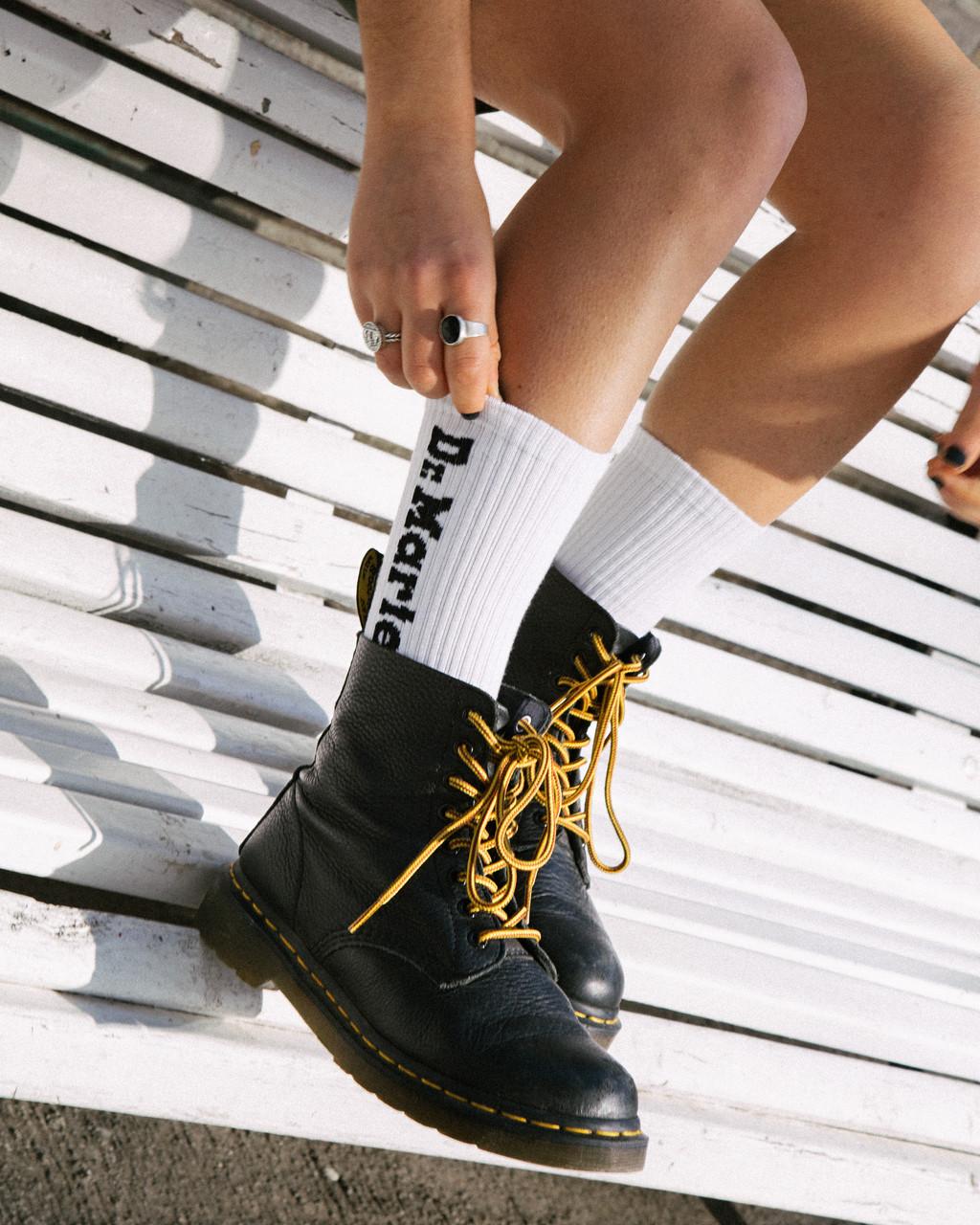 Dámské Boty Dr Martens 1460 Virginia Leather Černé | 33441937