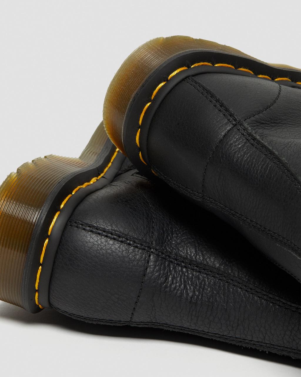 Dámské Boty Dr Martens 1B99 Virginia Leather Mid Calf Černé | 67542157