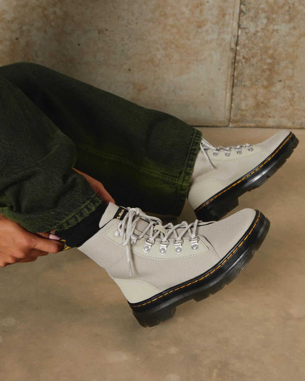 Dámské Boty Dr Martens Combs Poly Casual Šedé | 83881022