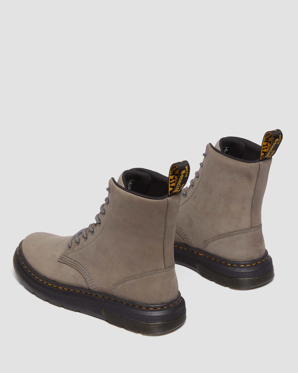 Dámské Boty Dr Martens Crewson Nubuck Leather Everyday Šedé | 23259675