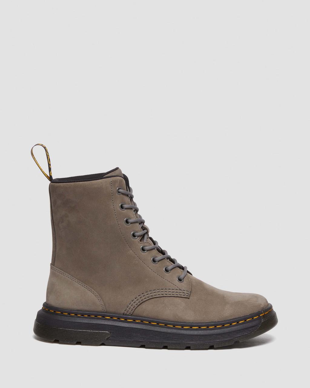 Dámské Boty Dr Martens Crewson Nubuck Leather Everyday Šedé | 23259675