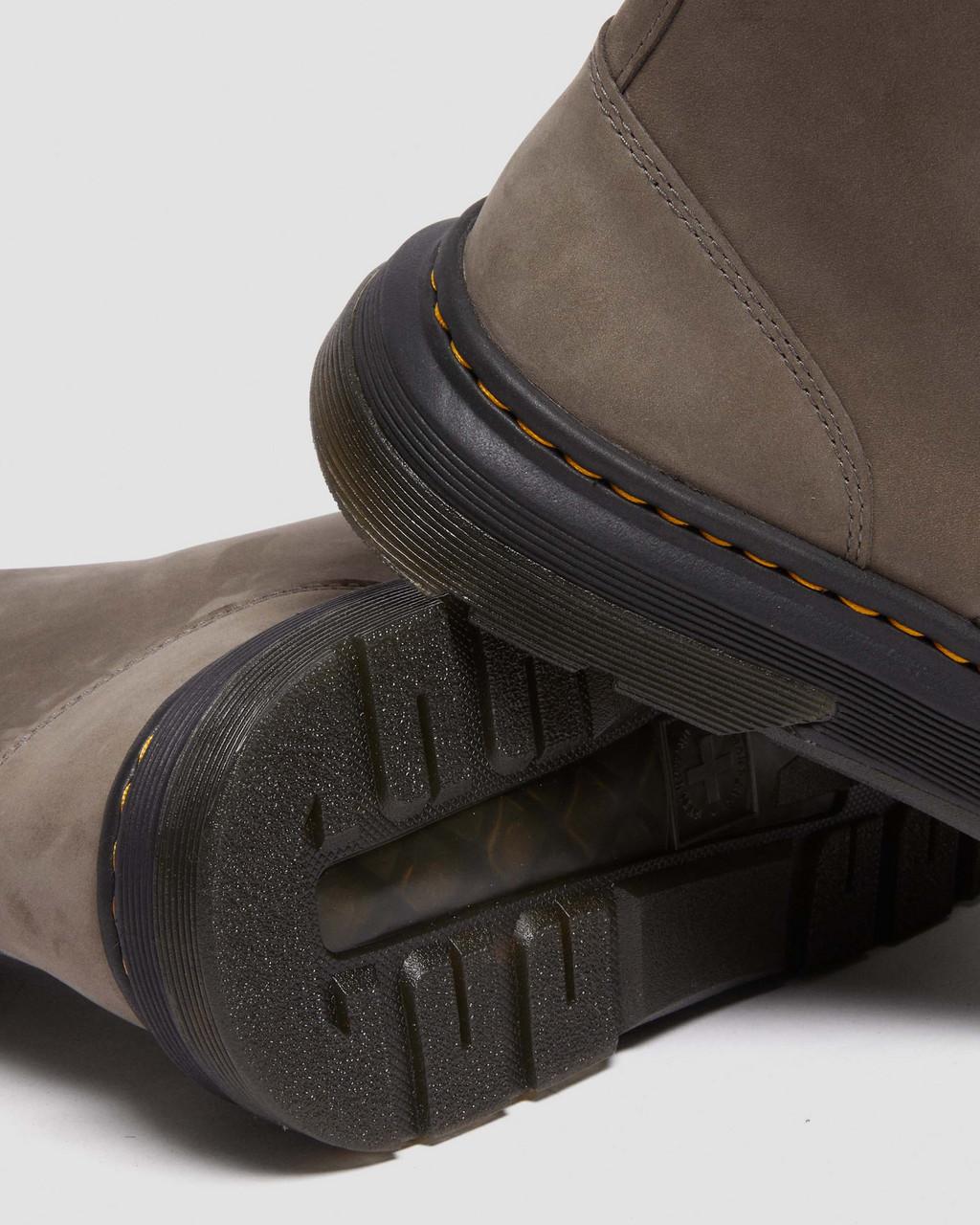 Dámské Boty Dr Martens Crewson Nubuck Leather Everyday Šedé | 23259675