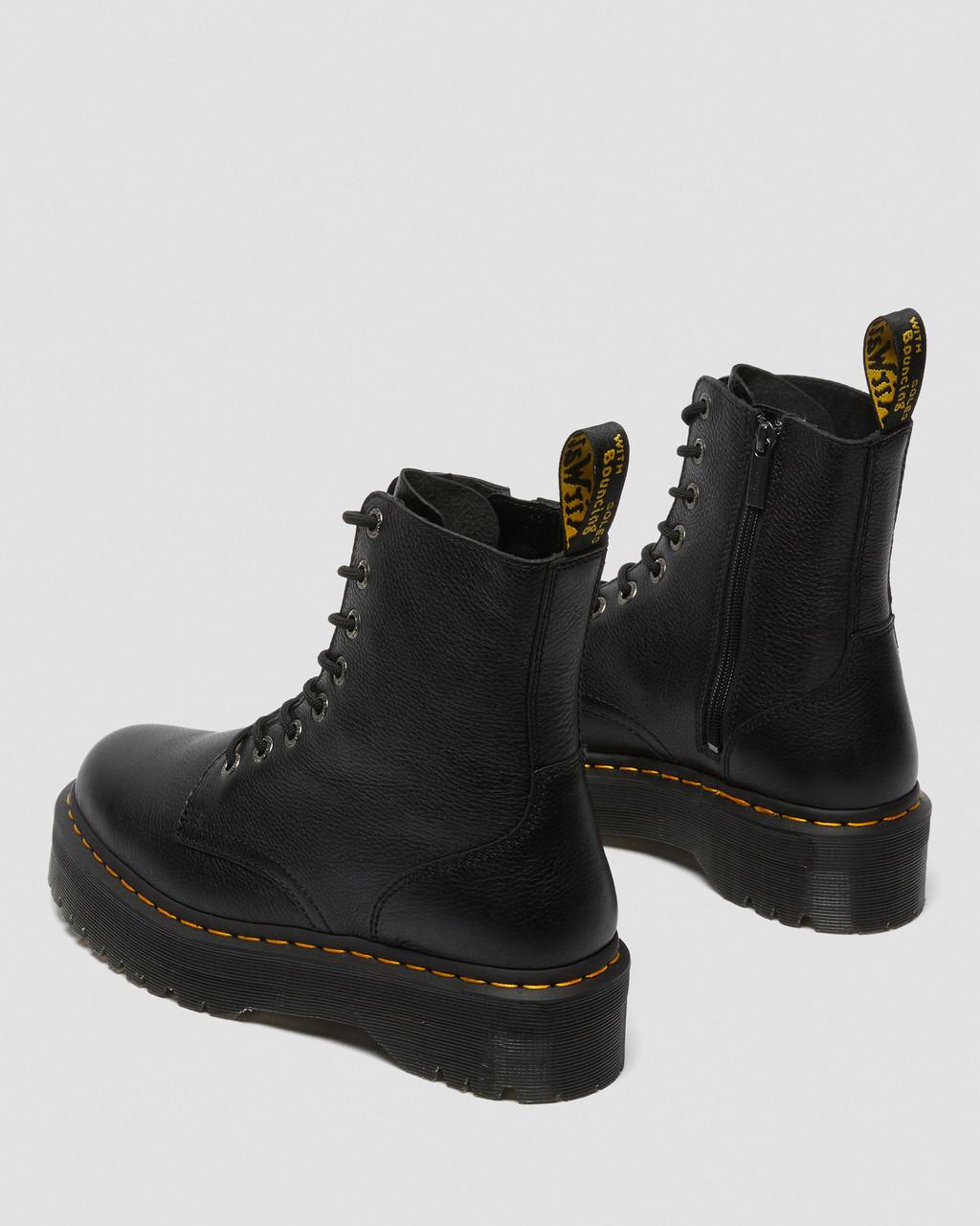 Dámské Boty Dr Martens Jadon III Pisa Leather Platforms Černé | 91439702