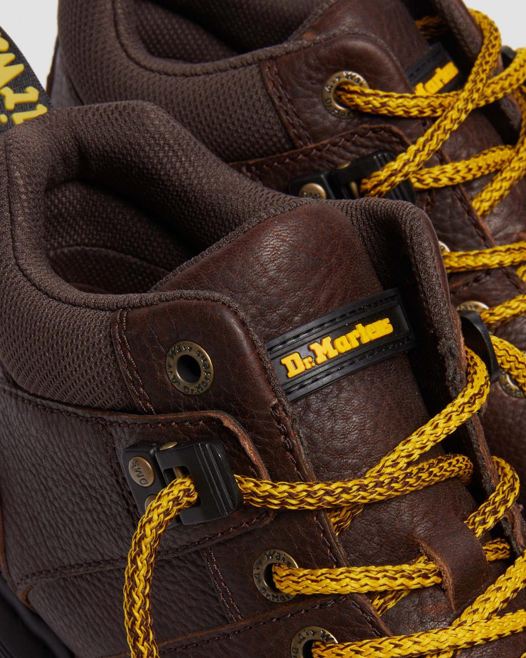 Dámské Boty Dr Martens Woodard Grizzly Leather Low Casual Hnědé | 94118124