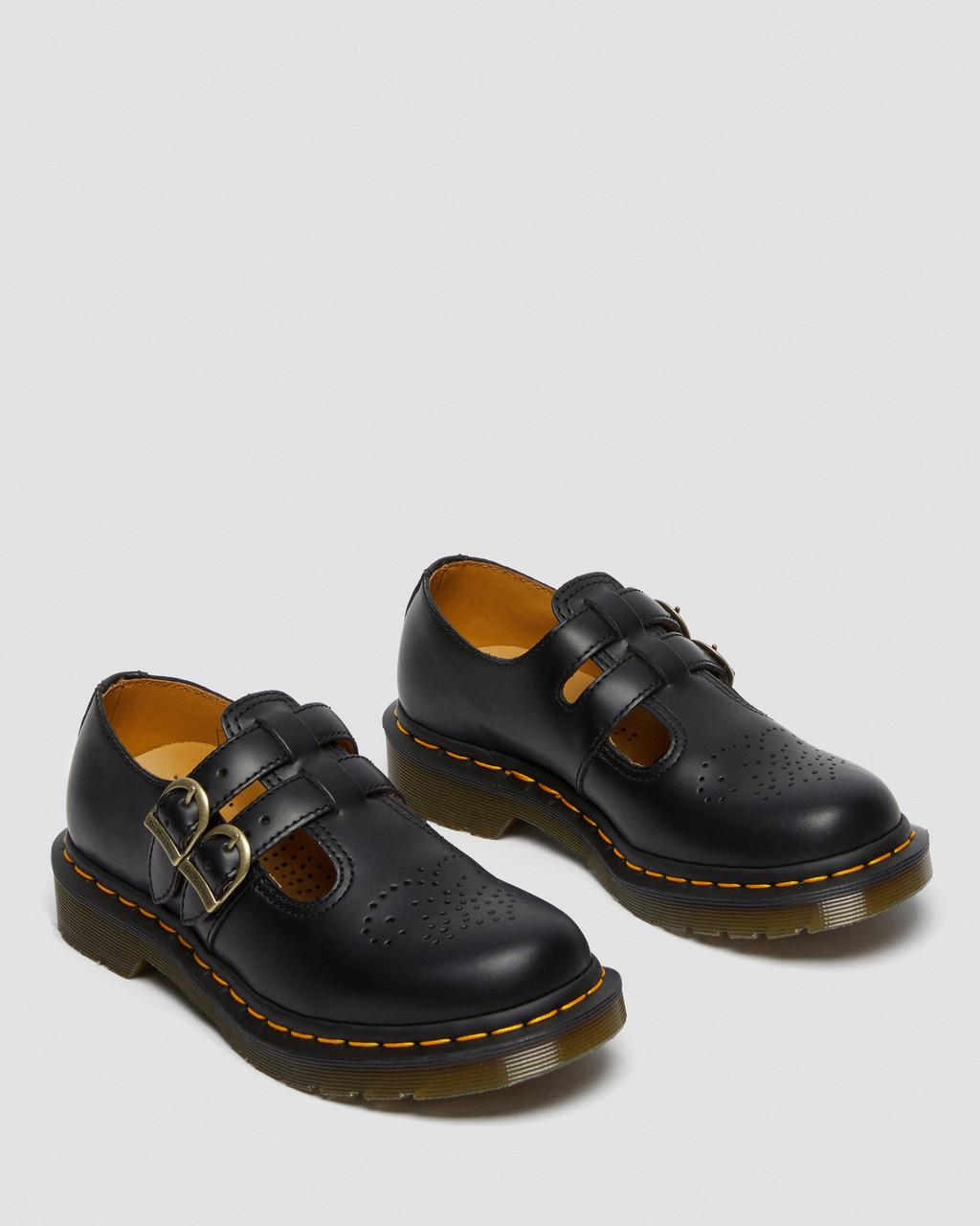 Dámské Boty Mary Jane Dr Martens 8065 Smooth Læder Černé | 35429920