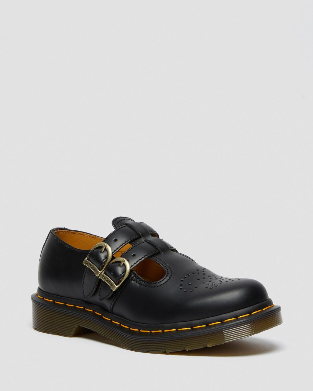 Dámské Boty Mary Jane Dr Martens 8065 Smooth Læder Černé | 35429920