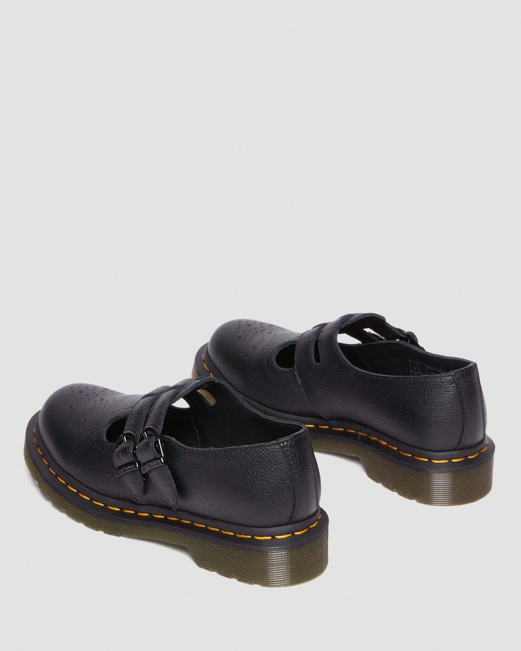Dámské Boty Mary Jane Dr Martens 8065 Virginia Leather Černé | 76872283