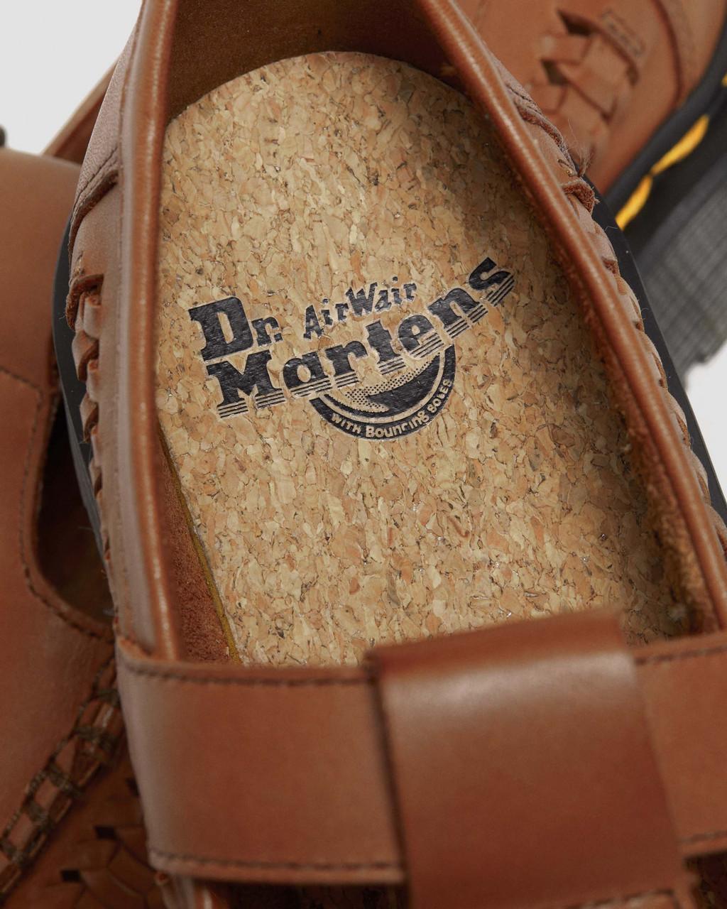Dámské Boty Mary Jane Dr Martens Adrian T-Bar Leather Hnědé | 17184713