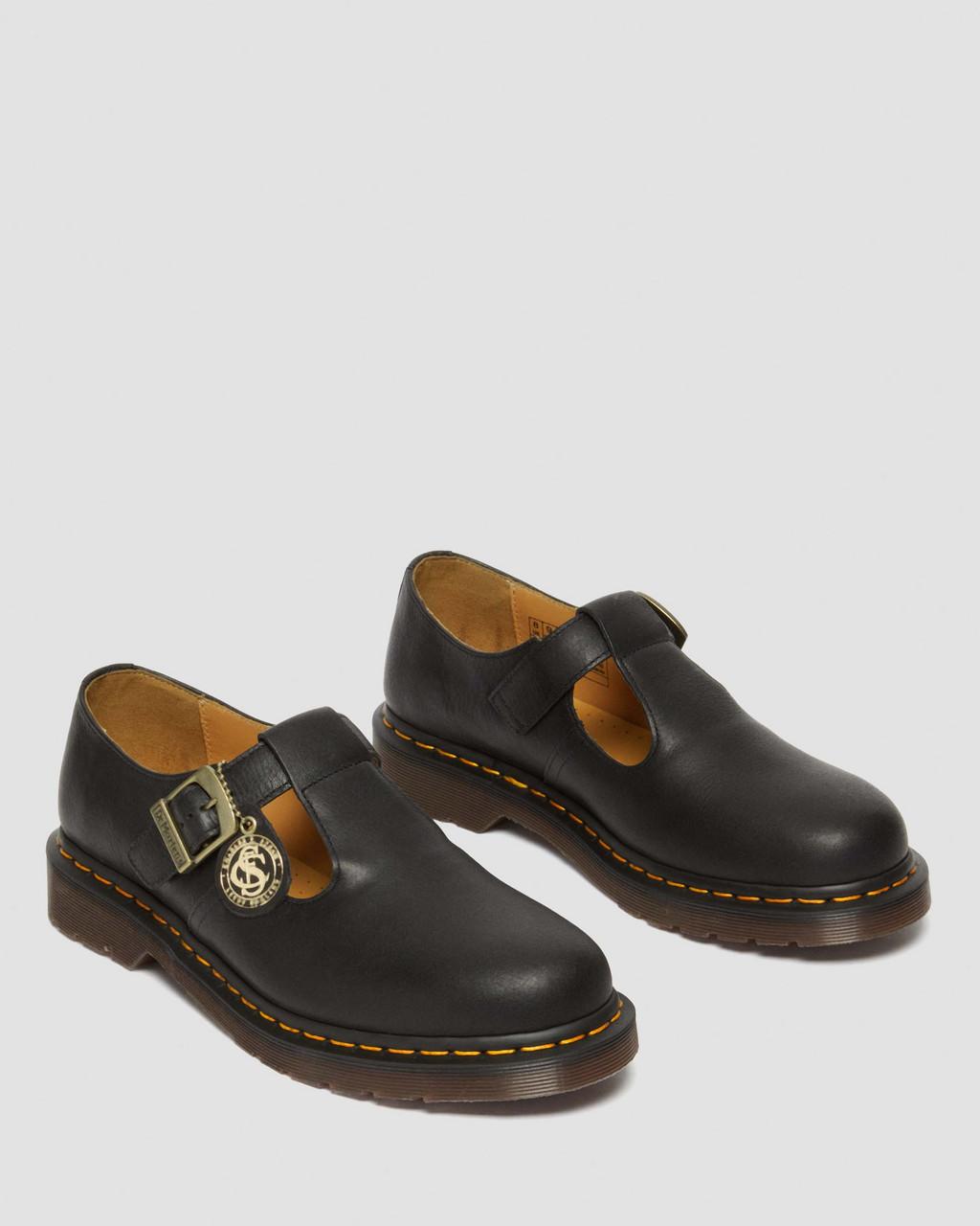 Dámské Boty Mary Jane Dr Martens T-Bar Regency Leather Černé | 55785210