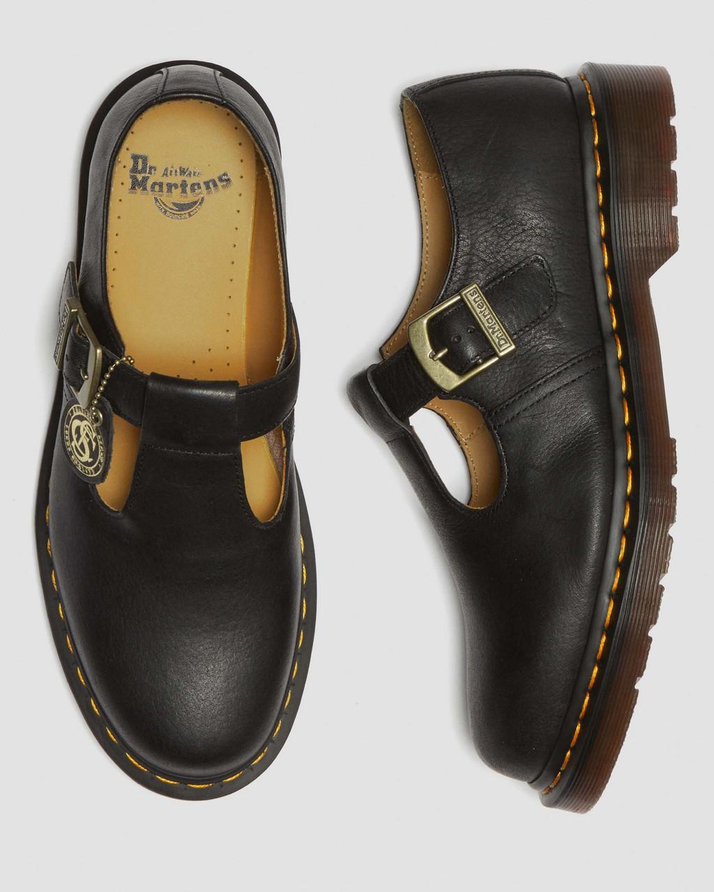 Dámské Boty Mary Jane Dr Martens T-Bar Regency Leather Černé | 55785210