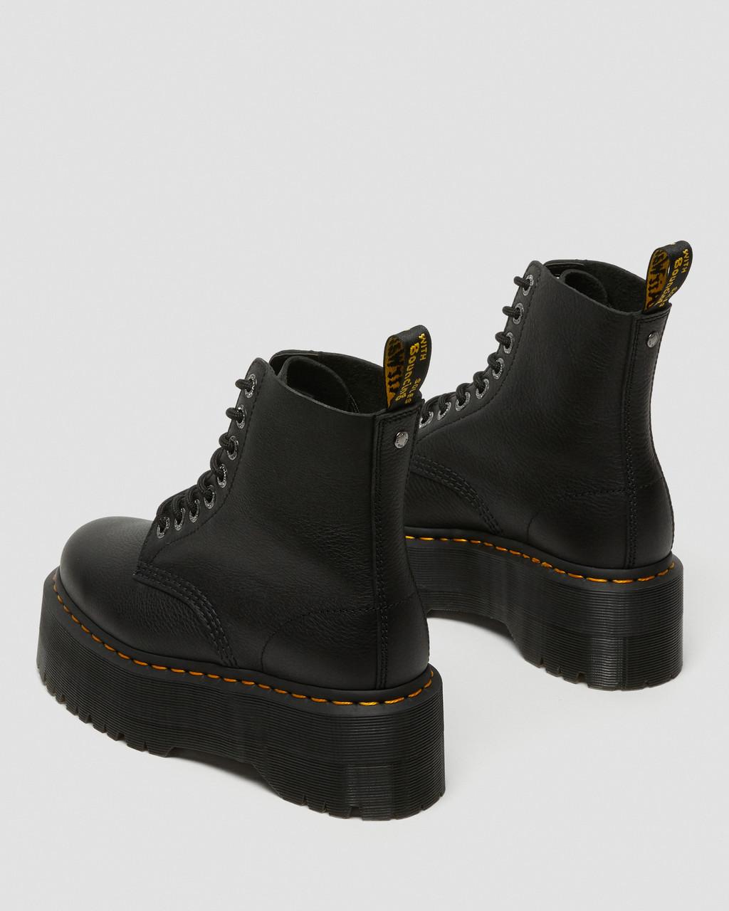 Dámské Boty na Platformy Dr Martens 1460 Max Leather Černé | 56513951