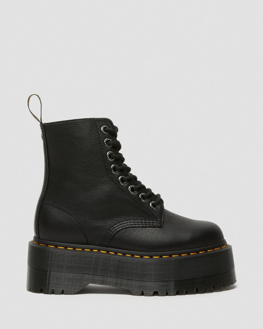 Dámské Boty na Platformy Dr Martens 1460 Max Leather Černé | 56513951