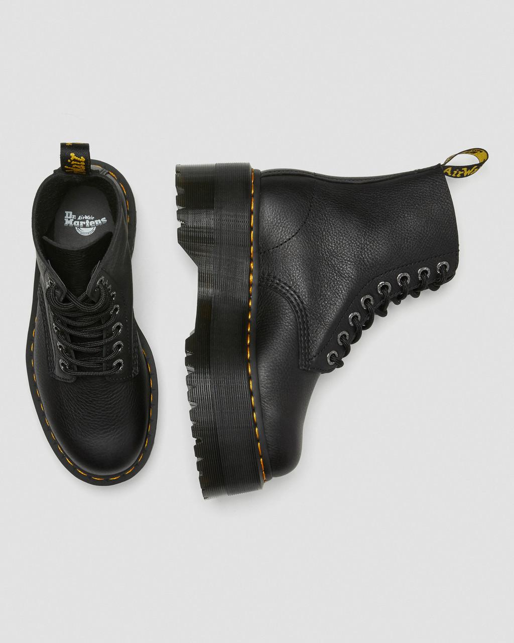 Dámské Boty na Platformy Dr Martens 1460 Max Leather Černé | 56513951