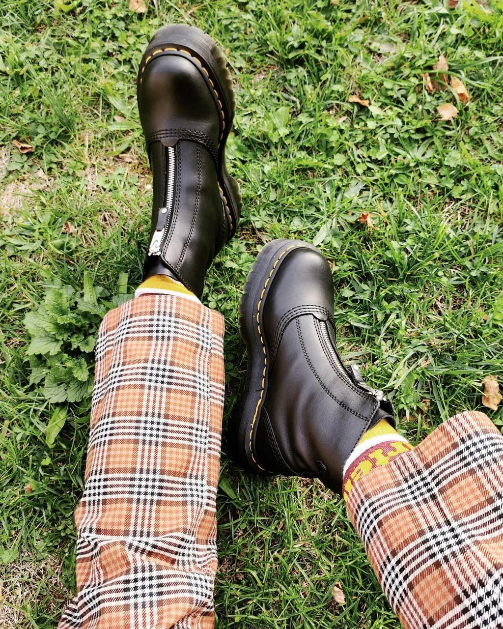 Dámské Boty na Platformy Dr Martens Jetta Zipped Sendal Leather Černé | 17014850