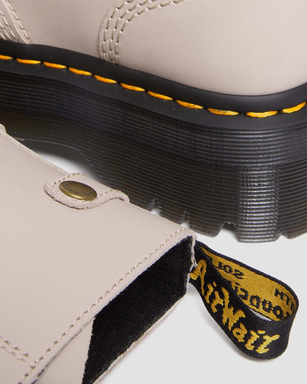 Dámské Boty na Platformy Dr Martens Jetta Zipped Sendal Leather Béžový | 89520795