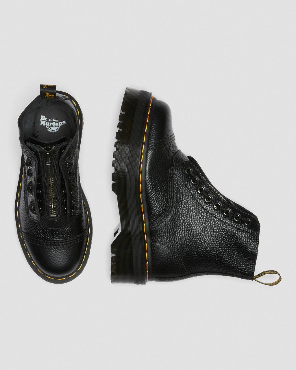 Dámské Boty na Platformy Dr Martens Sinclair Milled Nappa Leather Černé | 11587132