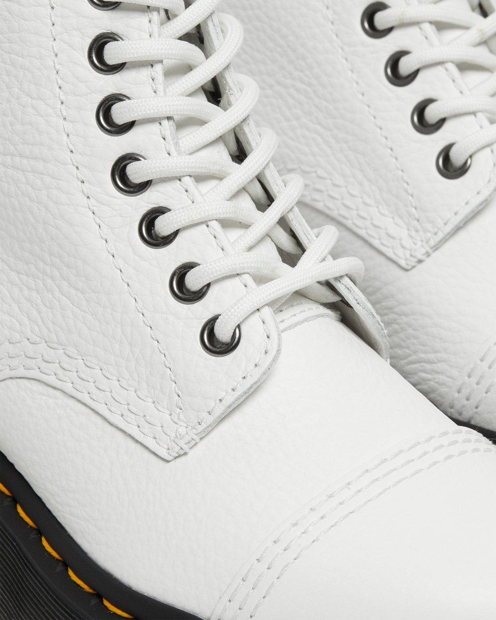 Dámské Boty na Platformy Dr Martens Sinclair Milled Nappa Leather Bílé | 87467946