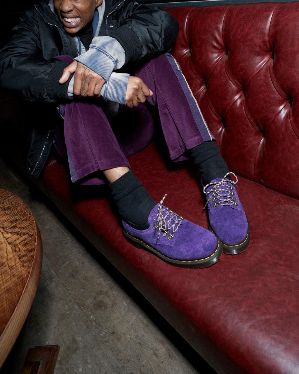 Dámské Casual Boty Dr Martens 8053 Ben Suede Fialové | 44275402