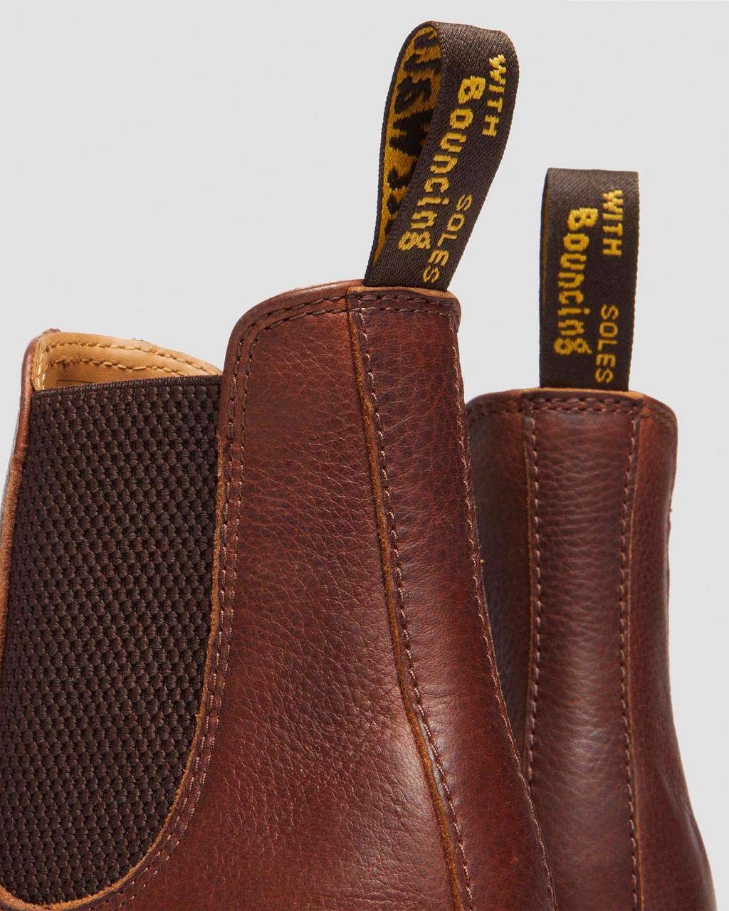 Dámské Chelsea Boty Dr Martens 2976 Ambassador Leather Hnědé | 41609174