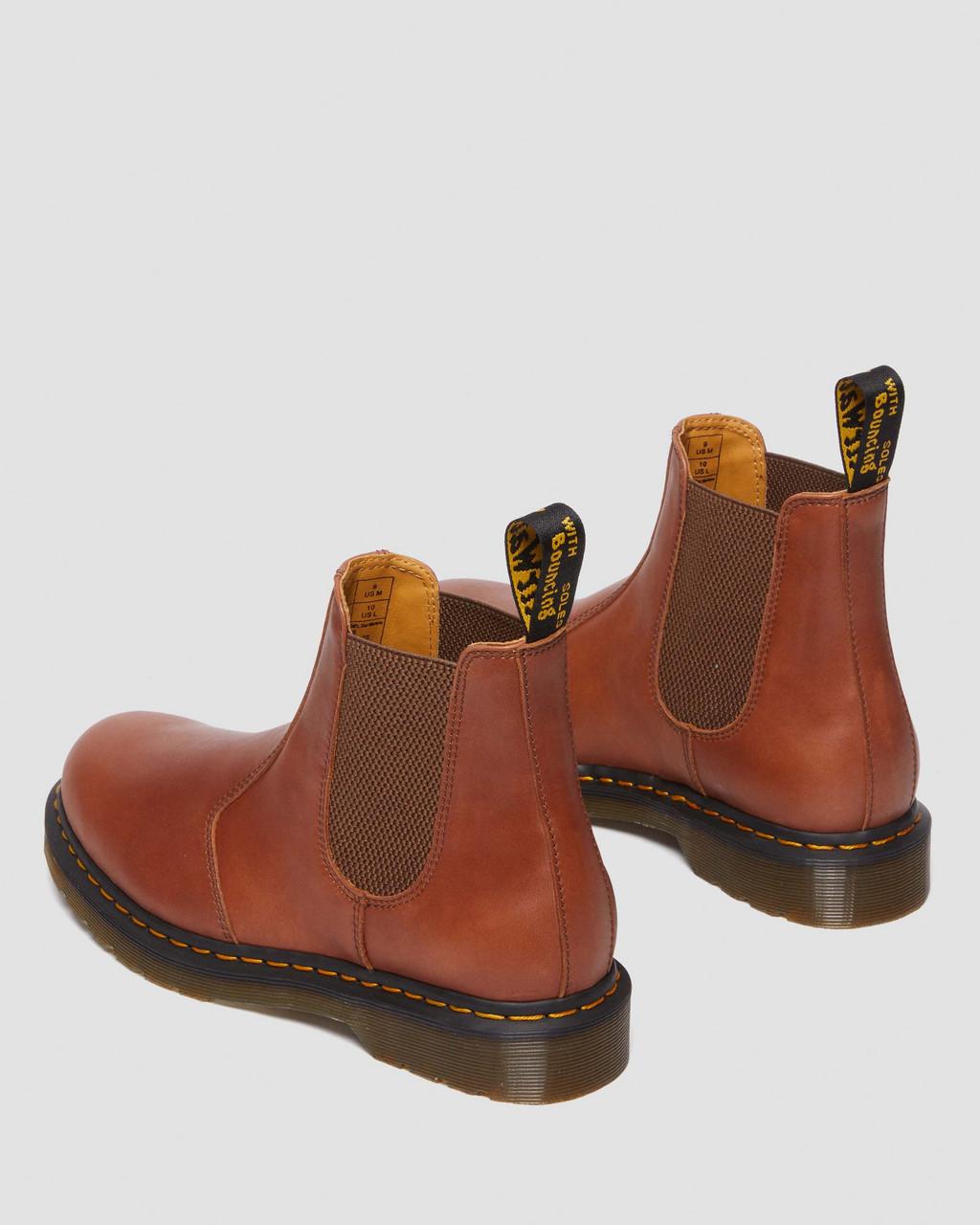 Dámské Chelsea Boty Dr Martens 2976 Carrara Leather Hnědé | 56298398