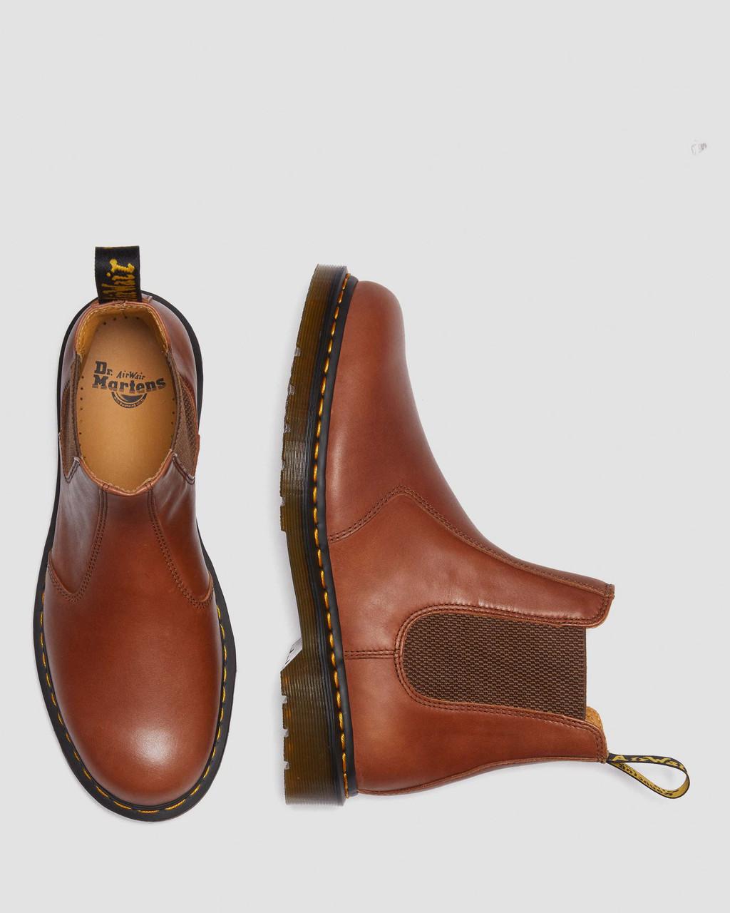 Dámské Chelsea Boty Dr Martens 2976 Carrara Leather Hnědé | 56298398