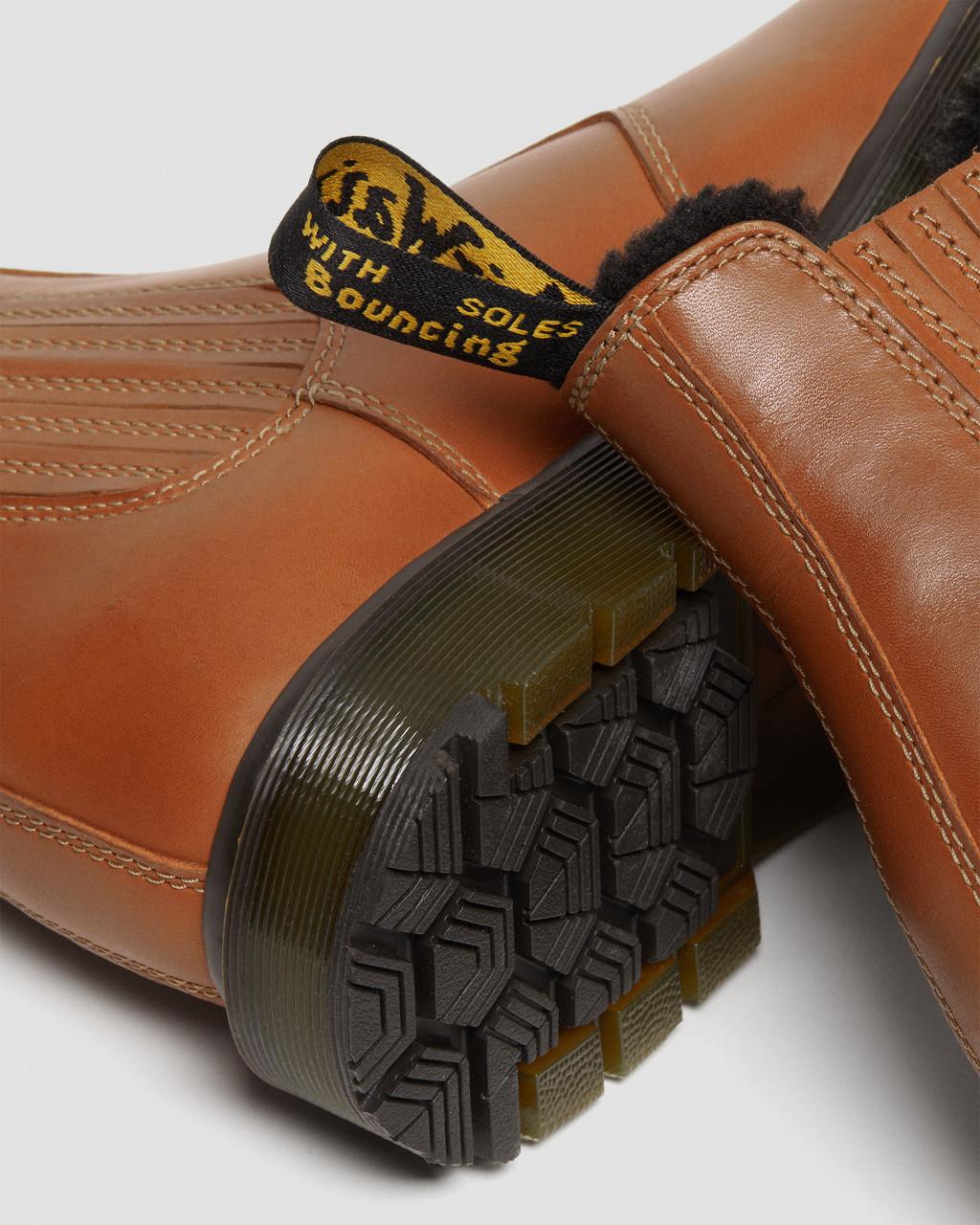 Dámské Chelsea Boty Dr Martens 2976 DM's Wintergrip Leather Hnědé | 84014901