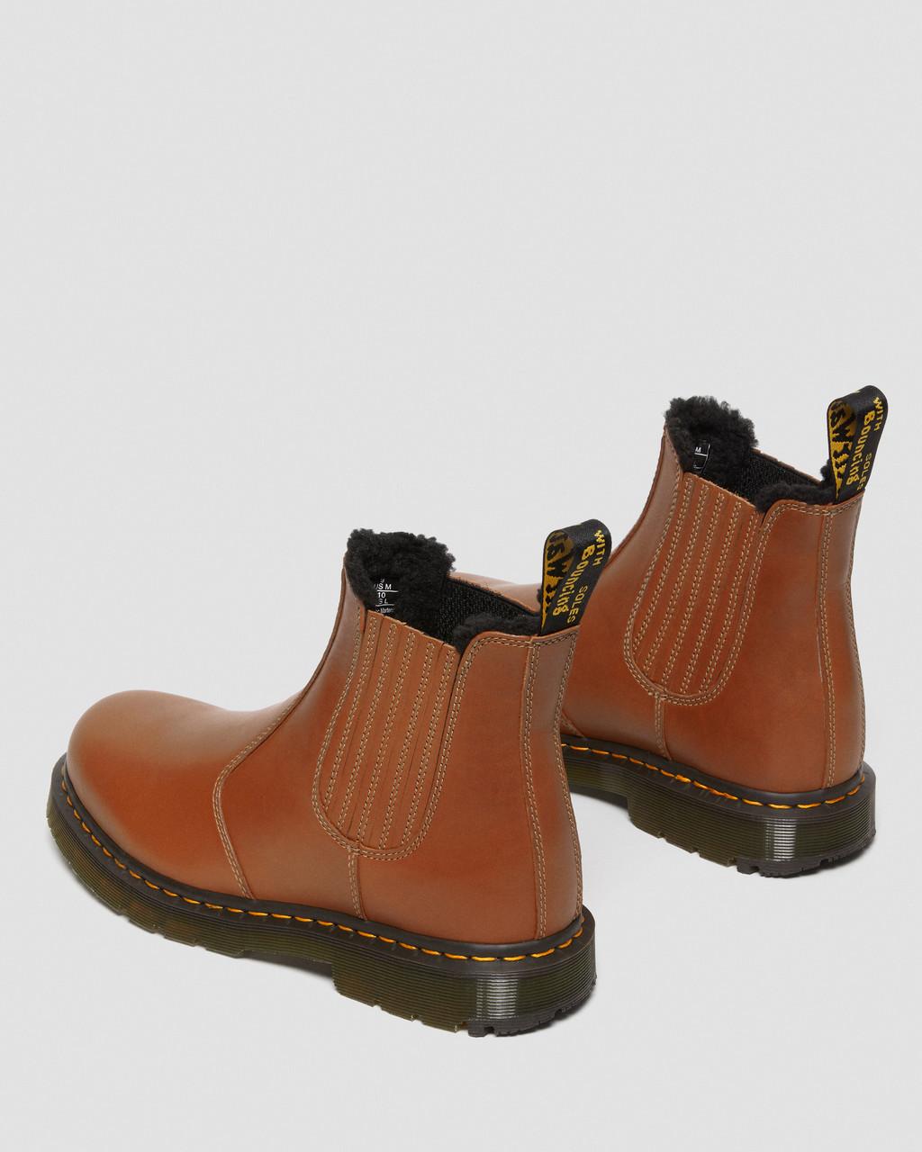 Dámské Chelsea Boty Dr Martens 2976 DM's Wintergrip Leather Hnědé | 84014901