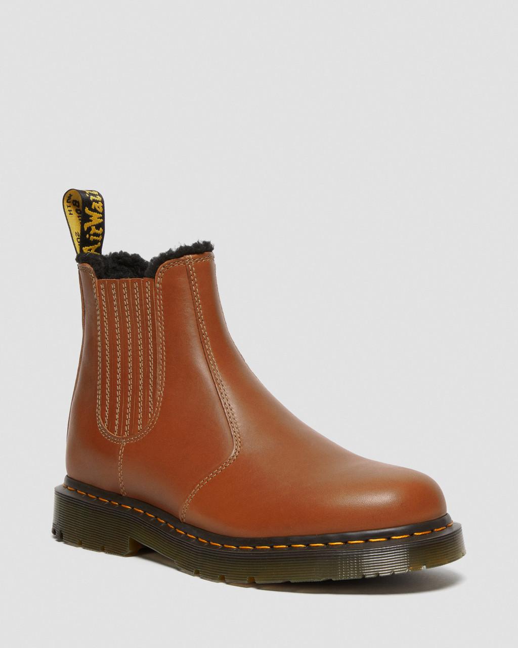 Dámské Chelsea Boty Dr Martens 2976 DM\'s Wintergrip Leather Hnědé | 84014901