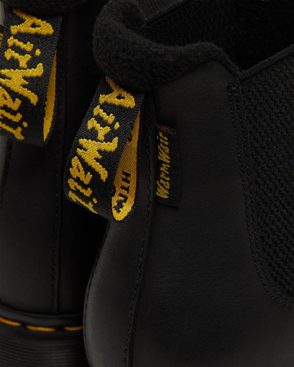 Dámské Chelsea Boty Dr Martens 2976 Warmwair Leather Černé | 58581490