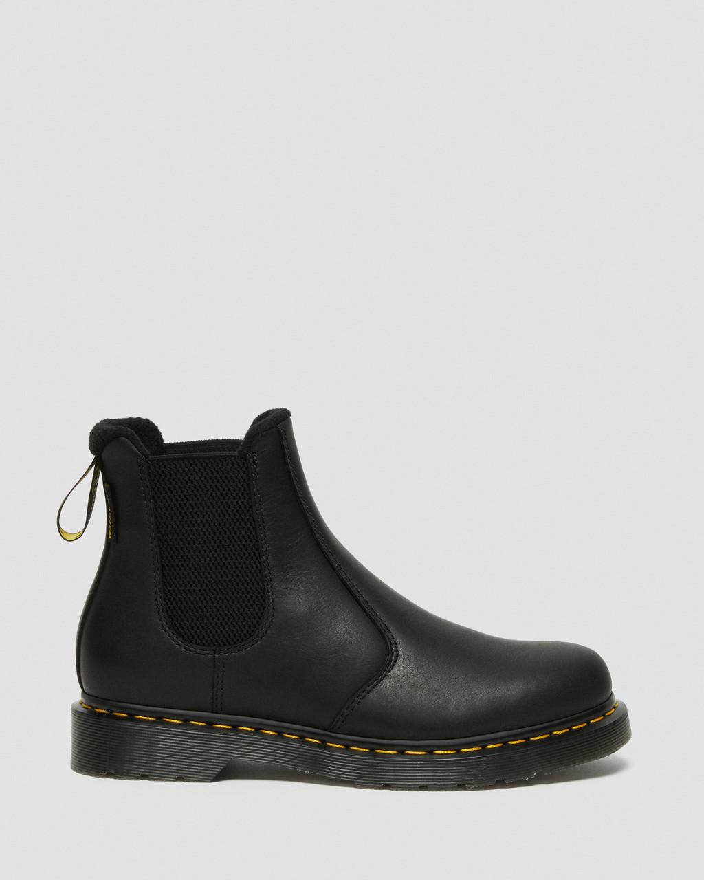 Dámské Chelsea Boty Dr Martens 2976 Warmwair Leather Černé | 58581490
