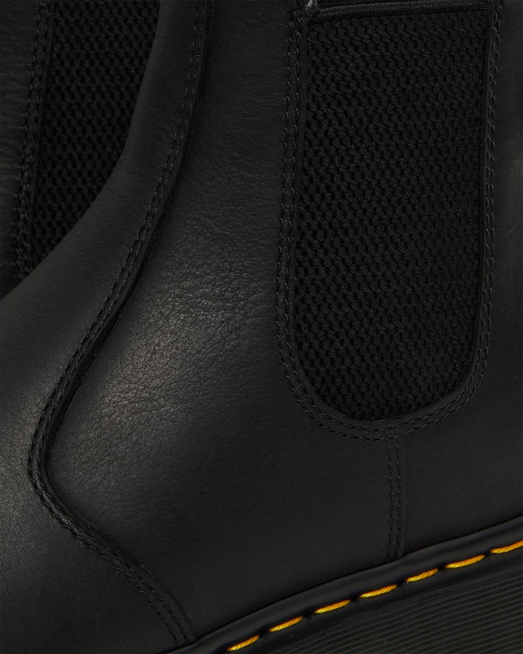 Dámské Chelsea Boty Dr Martens 2976 Warmwair Leather Černé | 58581490
