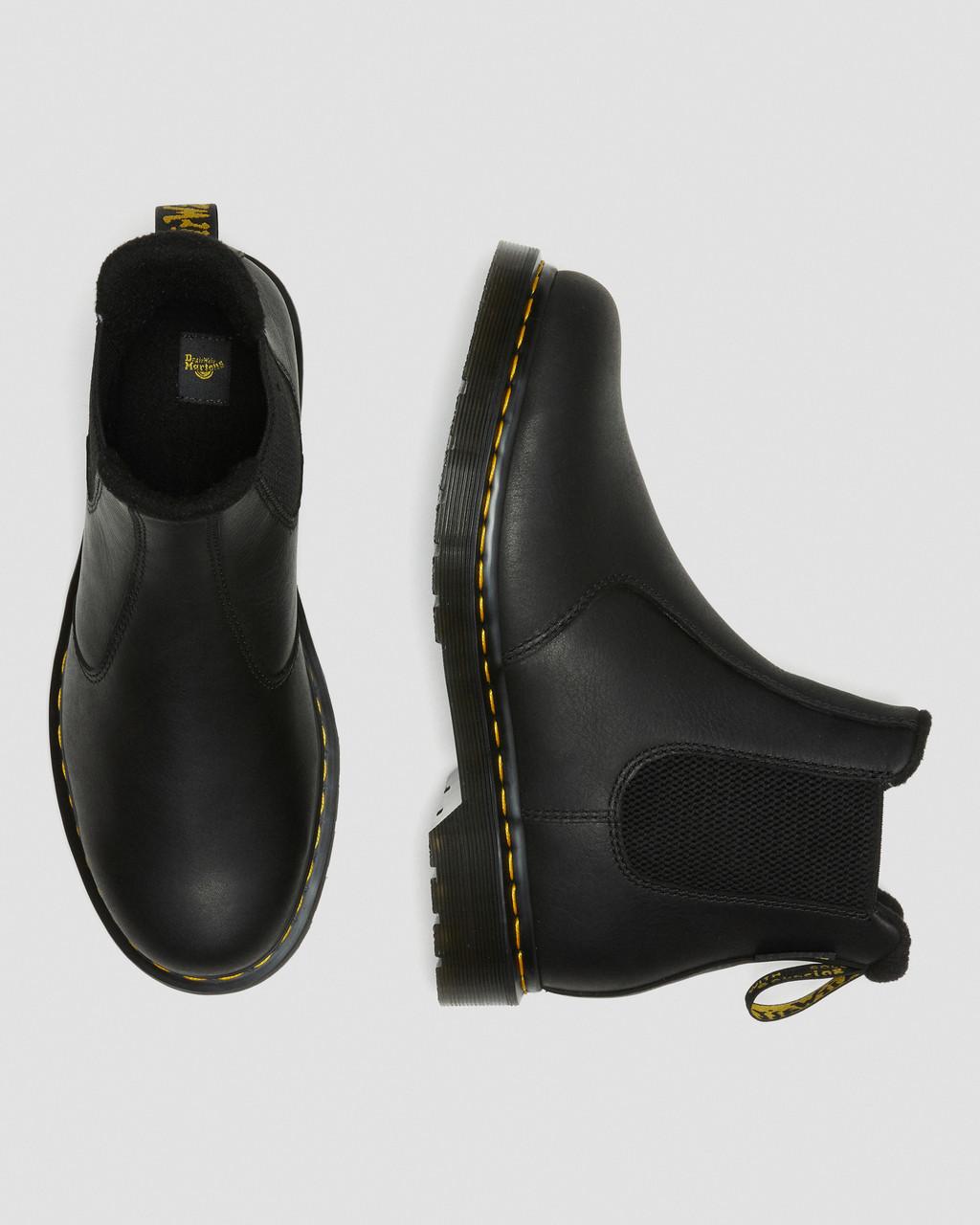 Dámské Chelsea Boty Dr Martens 2976 Warmwair Leather Černé | 58581490