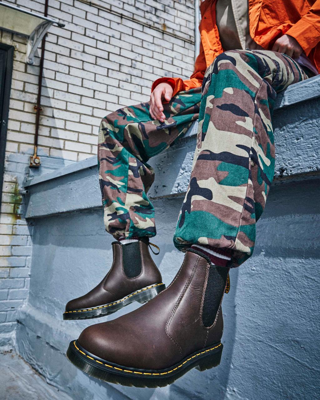 Dámské Chelsea Boty Dr Martens 2976 Warmwair Leather Hnědé | 66330255
