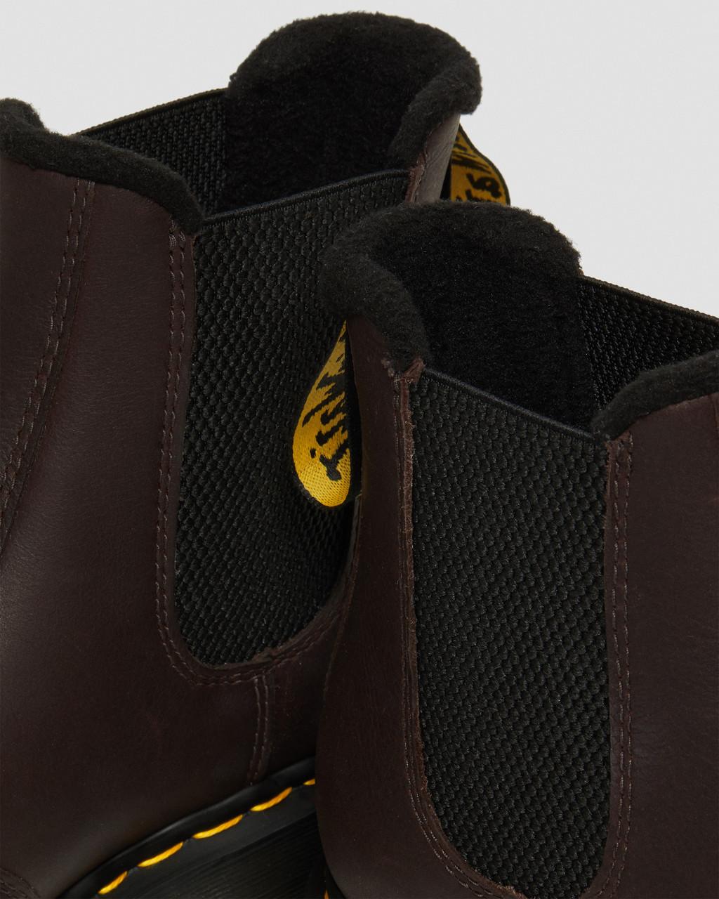 Dámské Chelsea Boty Dr Martens 2976 Warmwair Leather Hnědé | 66330255