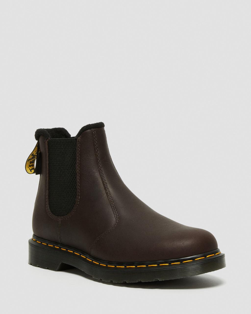 Dámské Chelsea Boty Dr Martens 2976 Warmwair Leather Hnědé | 66330255