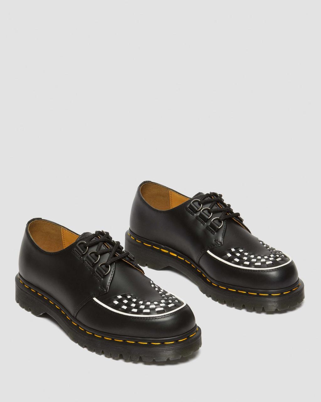 Dámské Creepers Boty Dr Martens Ramsey Smooth Leather Černé | 24696021