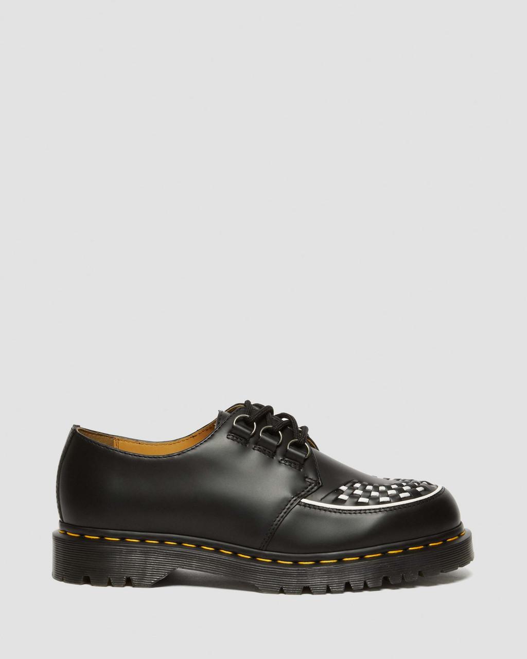 Dámské Creepers Boty Dr Martens Ramsey Smooth Leather Černé | 24696021