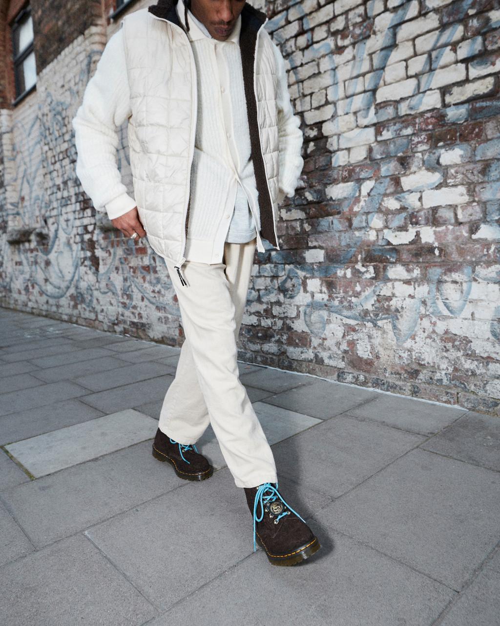 Dámské Kotníkové Boty Dr Martens 101 Made in England Hardware Suede Hnědé | 17330384
